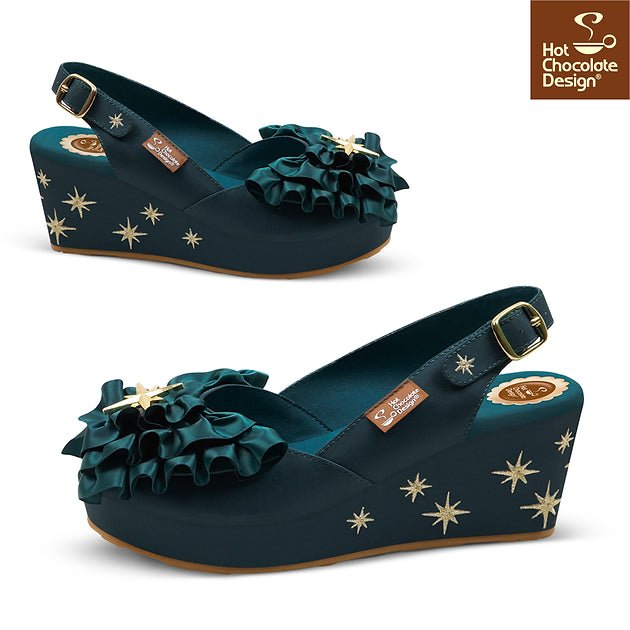 Chocolaticas® Emeraldine Sandals - Rockamilly - Shoes - Vintage