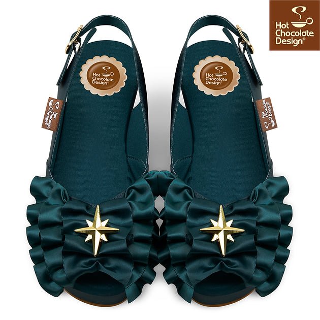 Chocolaticas® Emeraldine Sandals - Rockamilly - Shoes - Vintage