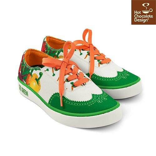 Chocolaticas® Go Green Sneakers - Rockamilly-Shoes-Vintage