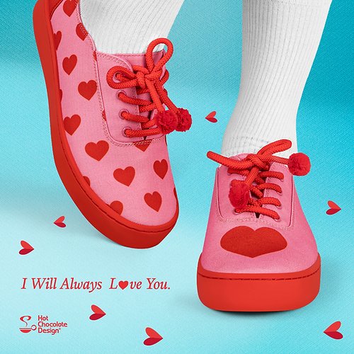 Chocolaticas® I Will Always Love You Sneakers - Rockamilly-Shoes-Vintage