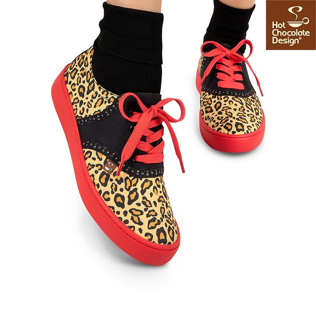 Chocolaticas® Leopard Sneakers - Rockamilly - Shoes - Vintage