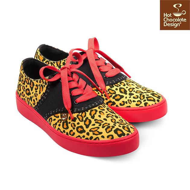 Chocolaticas® Leopard Sneakers - Rockamilly - Shoes - Vintage