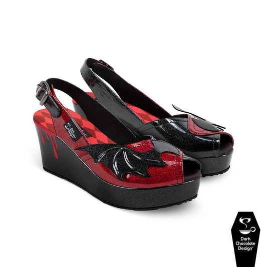 Chocolaticas® Scarlet Sandals - Rockamilly-Shoes-Vintage