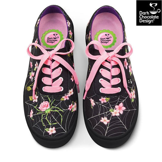 Chocolaticas® Spider Blossom Sneakers - Rockamilly - Shoes - Vintage