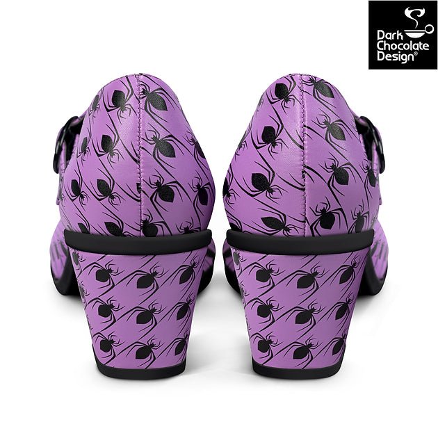 Chocolaticas® Spider Tooth Mid Heels - Rockamilly - Shoes - Vintage