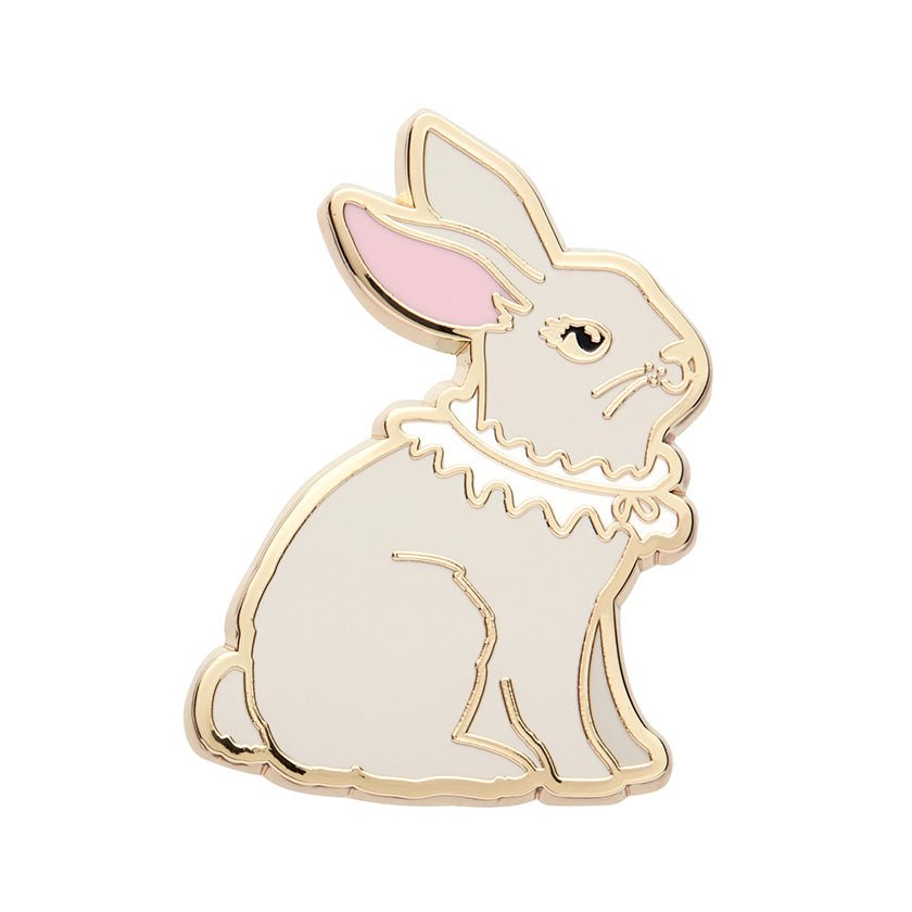 Dainty Bunny Enamel Pin - Rockamilly - Jewellery - Vintage