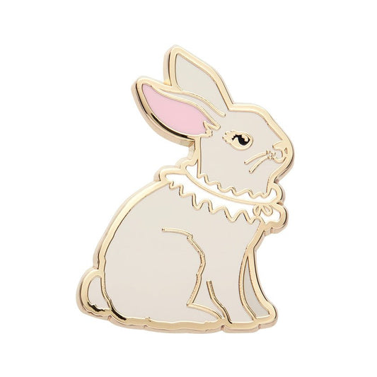 Dainty Bunny Enamel Pin - Rockamilly - Jewellery - Vintage