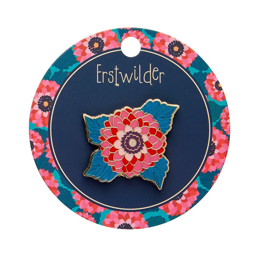 Dazzling Dahlia Enamel Pin - Rockamilly - Jewellery - Vintage