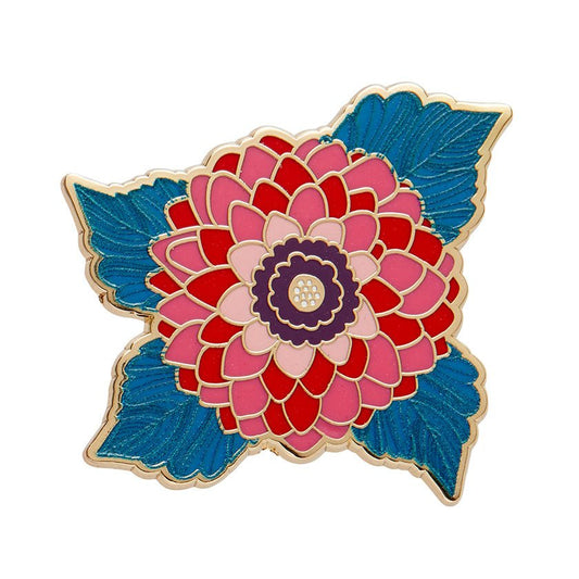 Dazzling Dahlia Enamel Pin - Rockamilly - Jewellery - Vintage