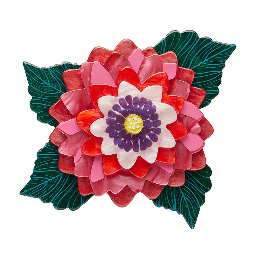 Dazzling Dahlias Brooch - Rockamilly - Jewellery - Vintage