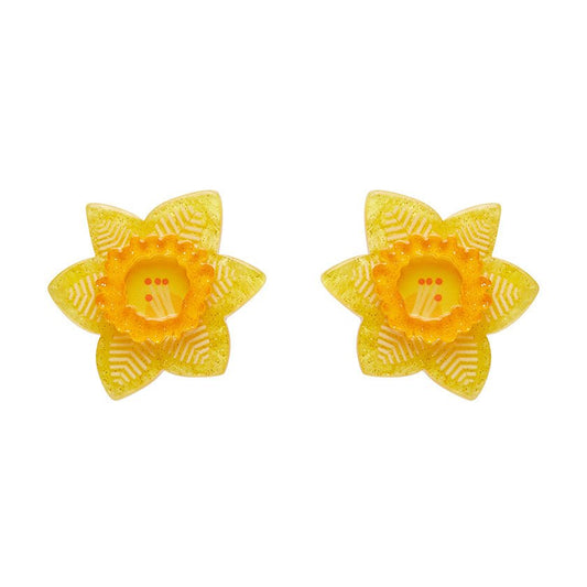 Delightful Daffodil Stud Earrings - Rockamilly - Jewellery - Vintage
