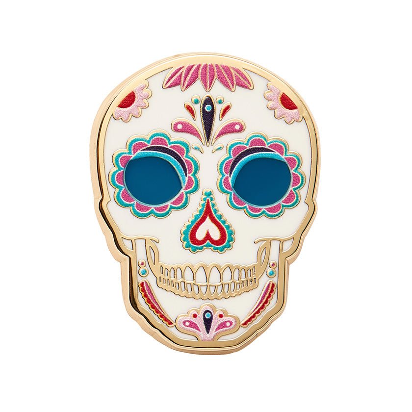 Dia De Los Muertos Enamel Pin - Rockamilly-Jewellery-Vintage