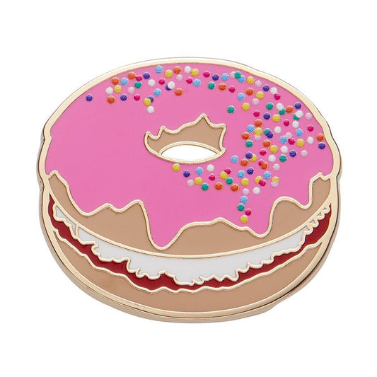 Donut Cake Enamel Pin - Rockamilly - Jewellery - Vintage