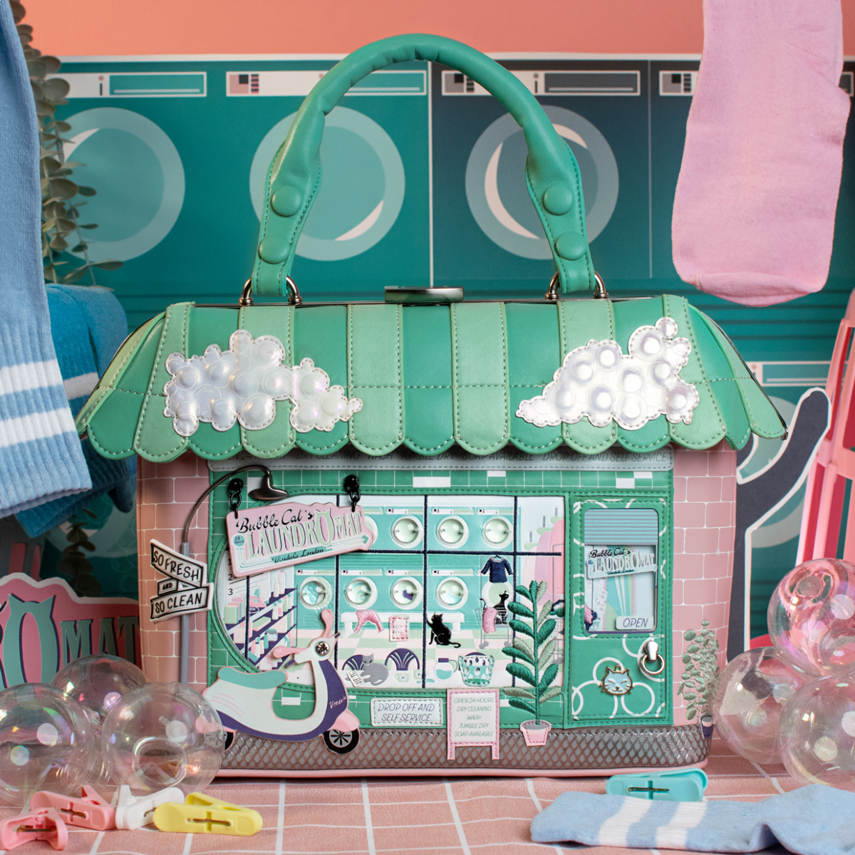 Bubble Cats Laundromat ~ Grab Bag