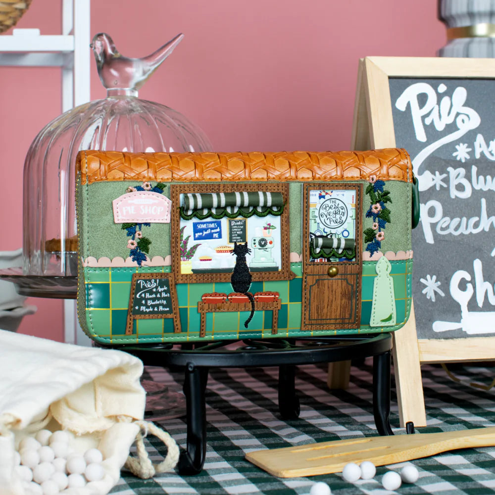 Vendula Pie Shop ~ Large Zip Around Wallet