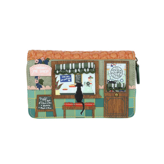 Vendula Pie Shop ~ Medium Zip Around Wallet