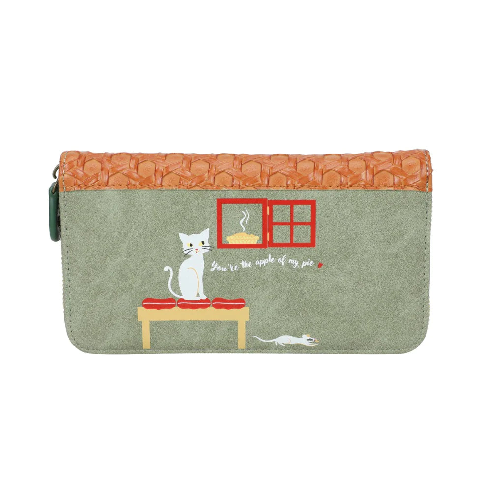 Vendula Pie Shop ~ Large Zip Around Wallet