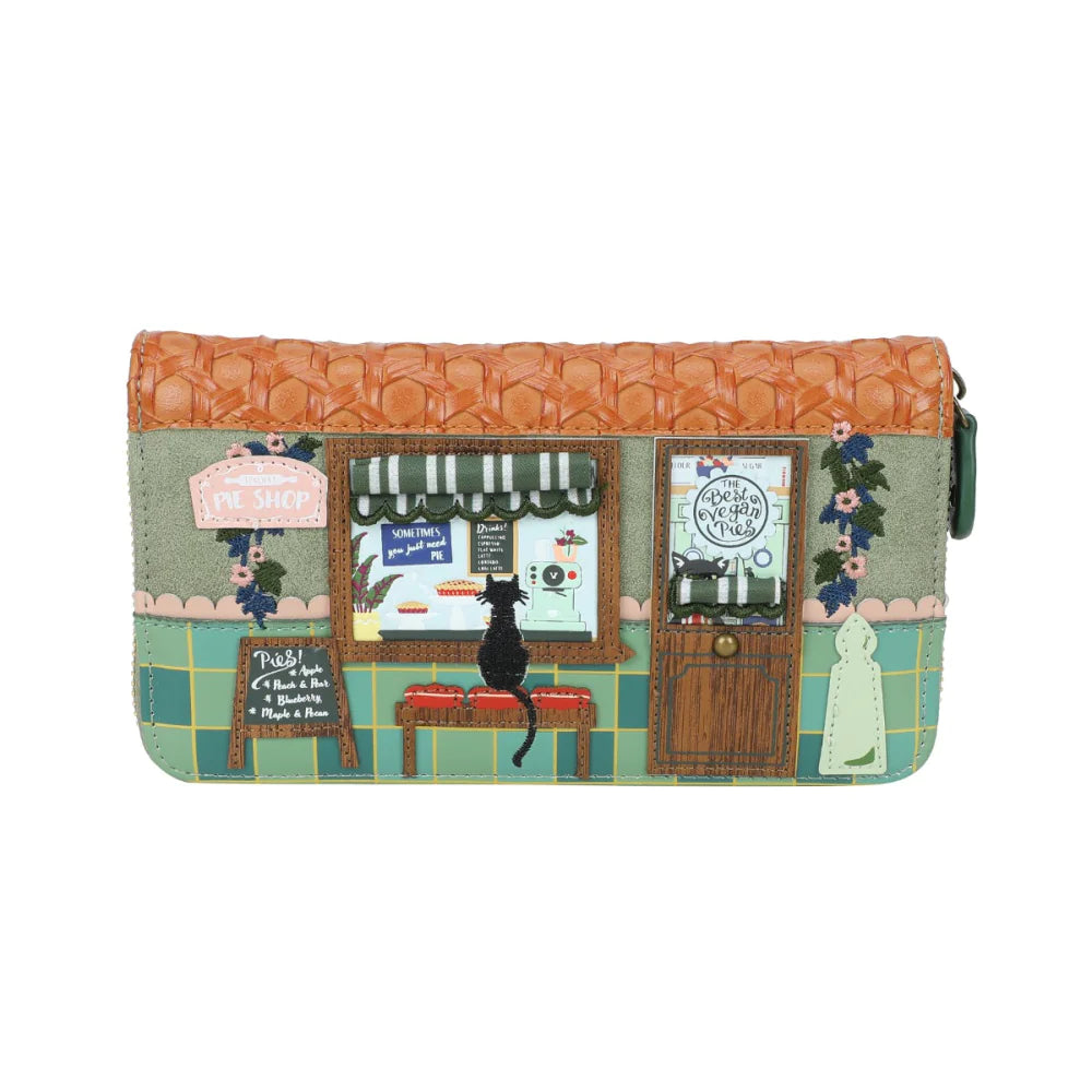 Vendula Pie Shop ~ Large Zip Around Wallet