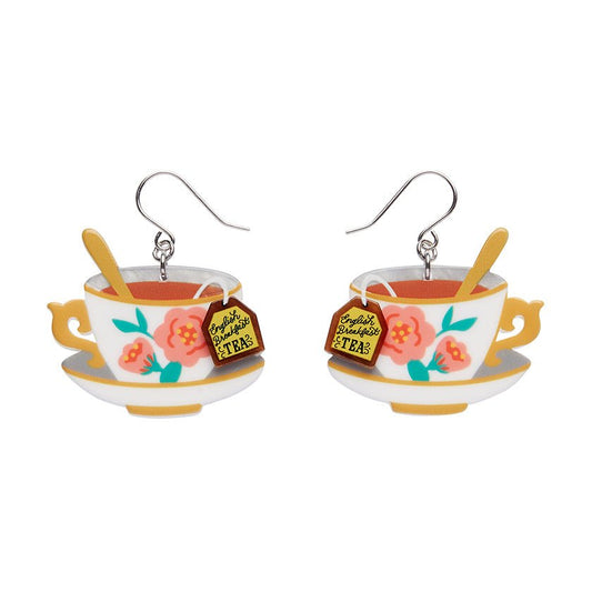 Fancy a Cuppa Drop Earrings - Rockamilly - Jewellery - Vintage