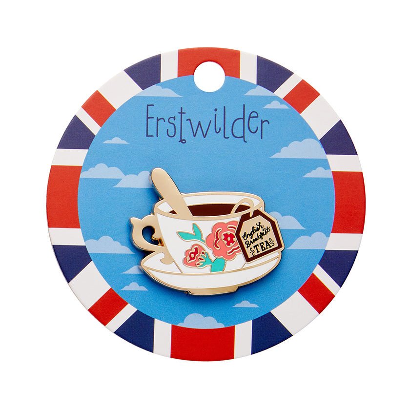 Fancy a Cuppa Enamel Pin - Rockamilly - Jewellery - Vintage