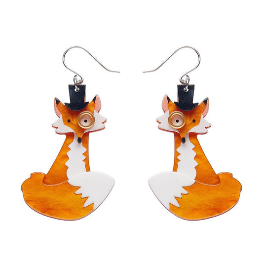 Felix the Fox Drop Earrings - Rockamilly - Jewellery - Vintage