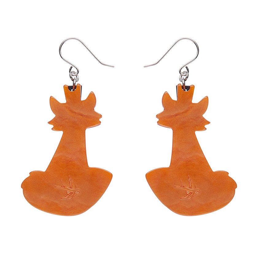 Felix the Fox Drop Earrings - Rockamilly - Jewellery - Vintage