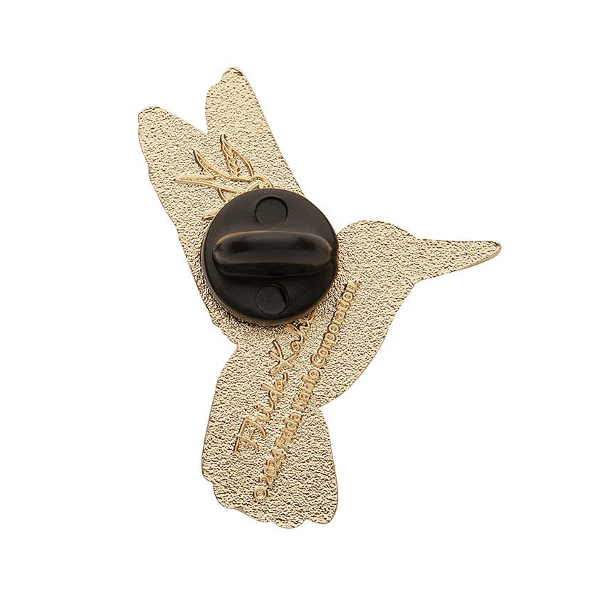 Frida's Hummingbird Enamel Pin - Rockamilly-Jewellery-Vintage