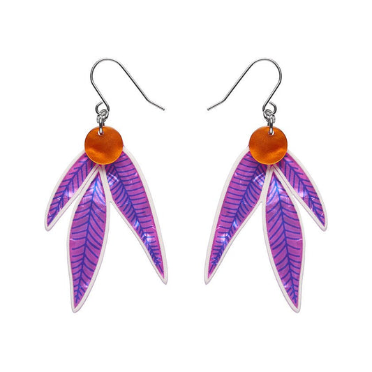 Gainful Gum Leaves Drop Earrings - Rockamilly-Jewellery-Vintage