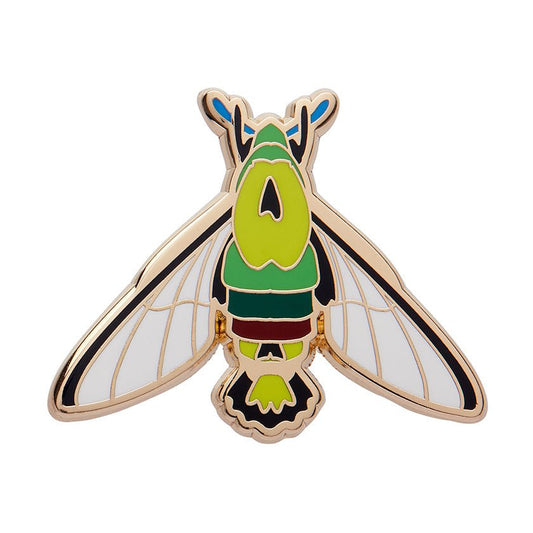 Glimmer the Hawk Moth Enamel Pin - Rockamilly - Jewellery - Vintage