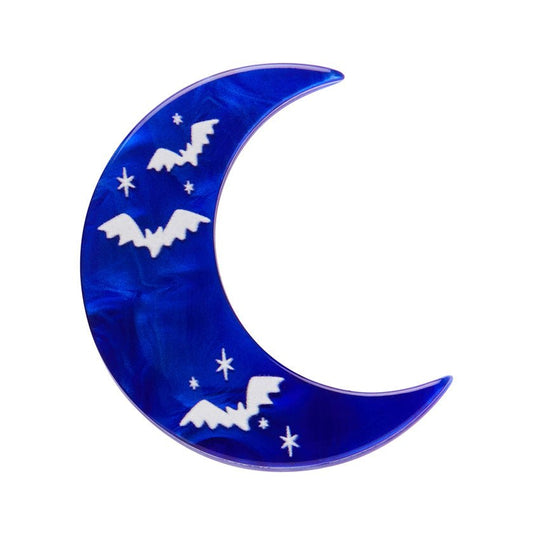 Half Moon Bat Mini Brooch - Rockamilly - Jewellery - Vintage