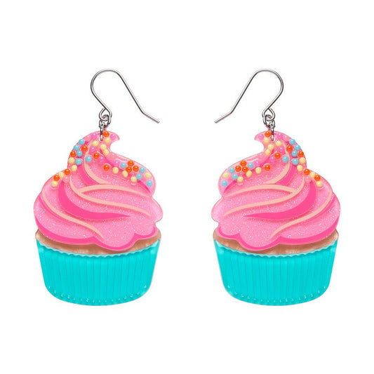 Iced Cupcake Drop Earrings - Rockamilly - Jewellery - Vintage