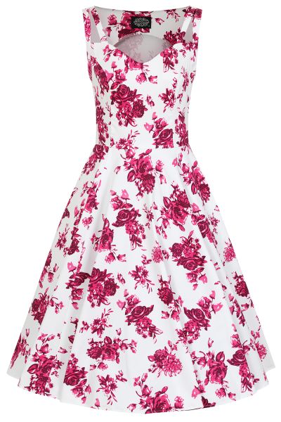 Pink Rosaceae Swing Dress