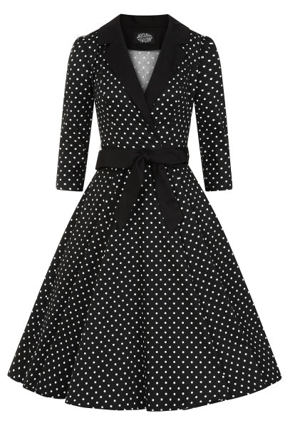 Cora Polka Dot Swing Dress