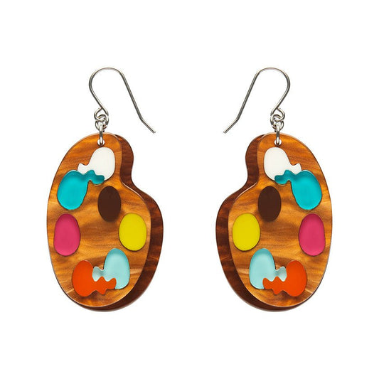 In Living Colour Drop Earrings - Rockamilly - Jewellery - Vintage