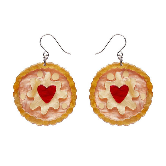 Jammie Dodger Drop Earrings - Rockamilly - Jewellery - Vintage