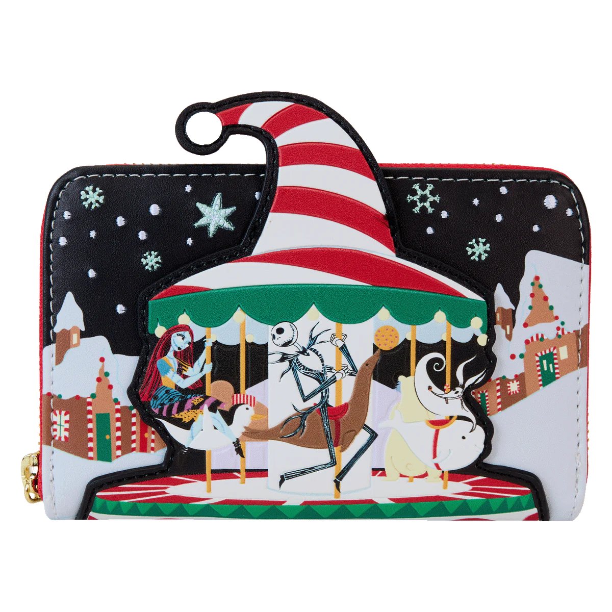 Journey To Christmas Town Zip Around Wallet - The Nightmare Before Christmas - Rockamilly - Bags & Purses - Vintage