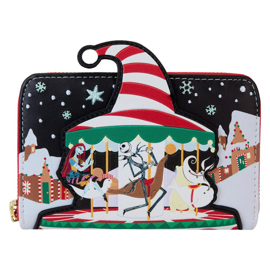 Journey To Christmas Town Zip Around Wallet - The Nightmare Before Christmas - Rockamilly - Bags & Purses - Vintage