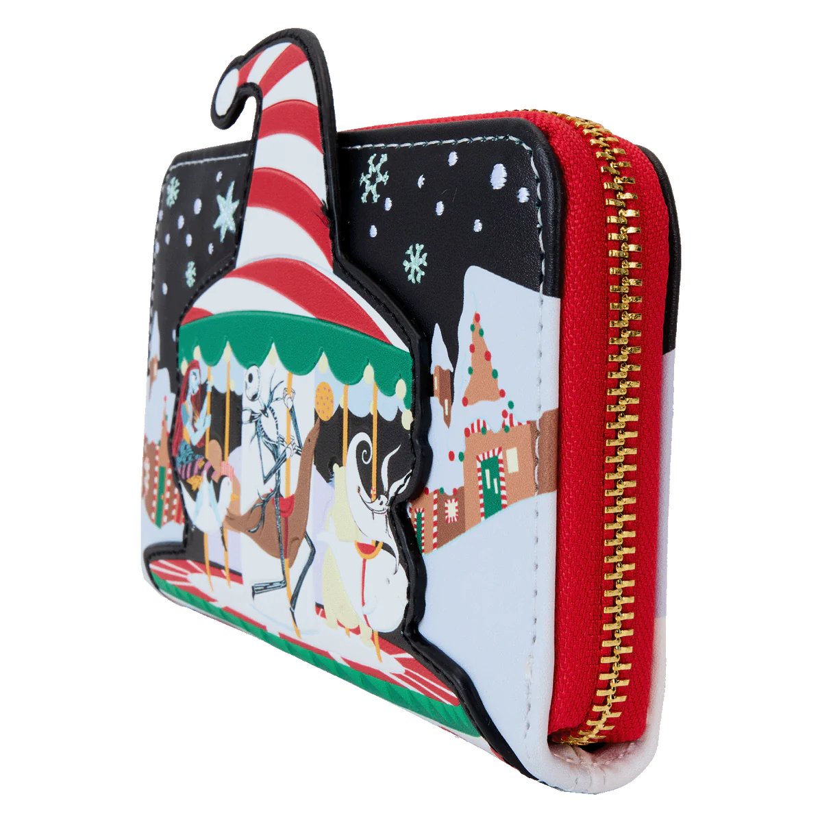 Journey To Christmas Town Zip Around Wallet - The Nightmare Before Christmas - Rockamilly - Bags & Purses - Vintage