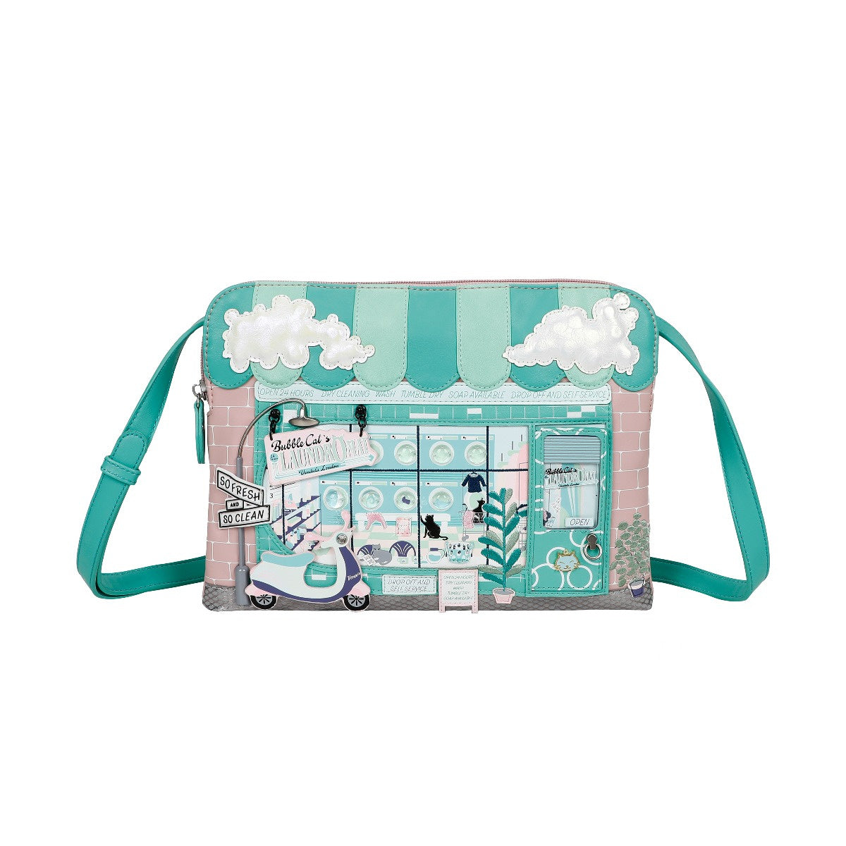 Bubble Cats Laundromat ~ Bella Bag