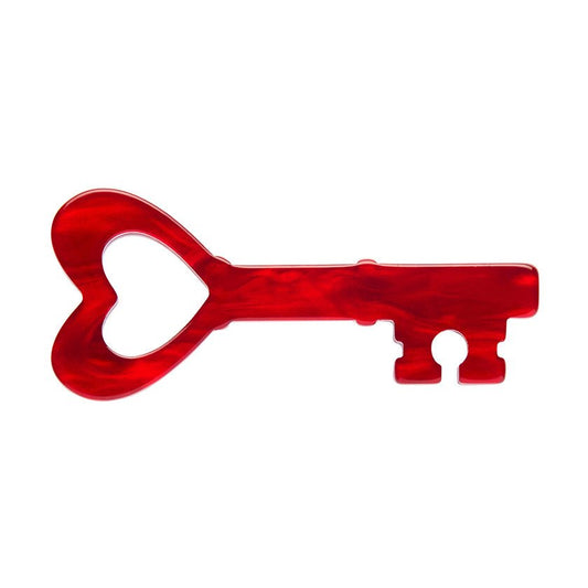 Key To My Heart Mini Brooch - Rockamilly - Jewellery - Vintage