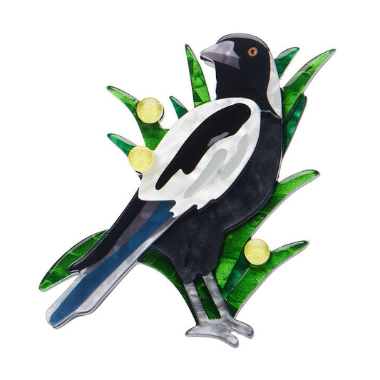 Max the Magpie Brooch - Rockamilly - Jewellery - Vintage