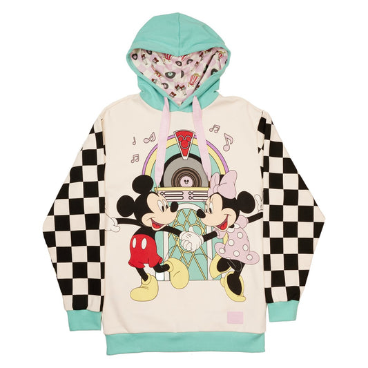 Mickey & Minnie Diner Unisex Hoodie - Rockamilly - Jumpers & Cardigans - Vintage