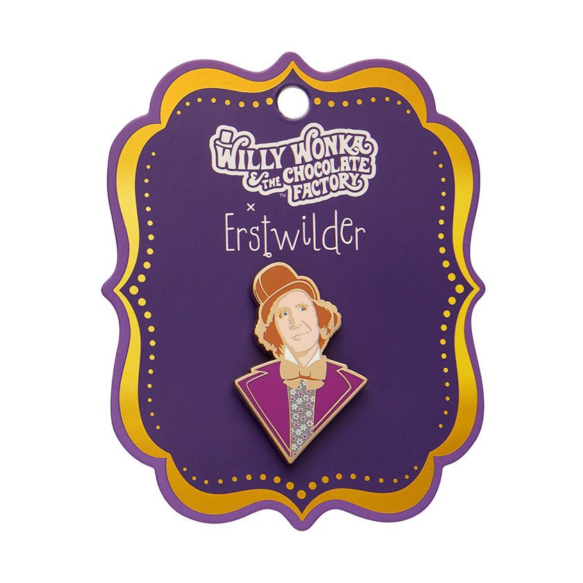 Mr Wonka Enamel Pin - Rockamilly - Jewellery - Vintage