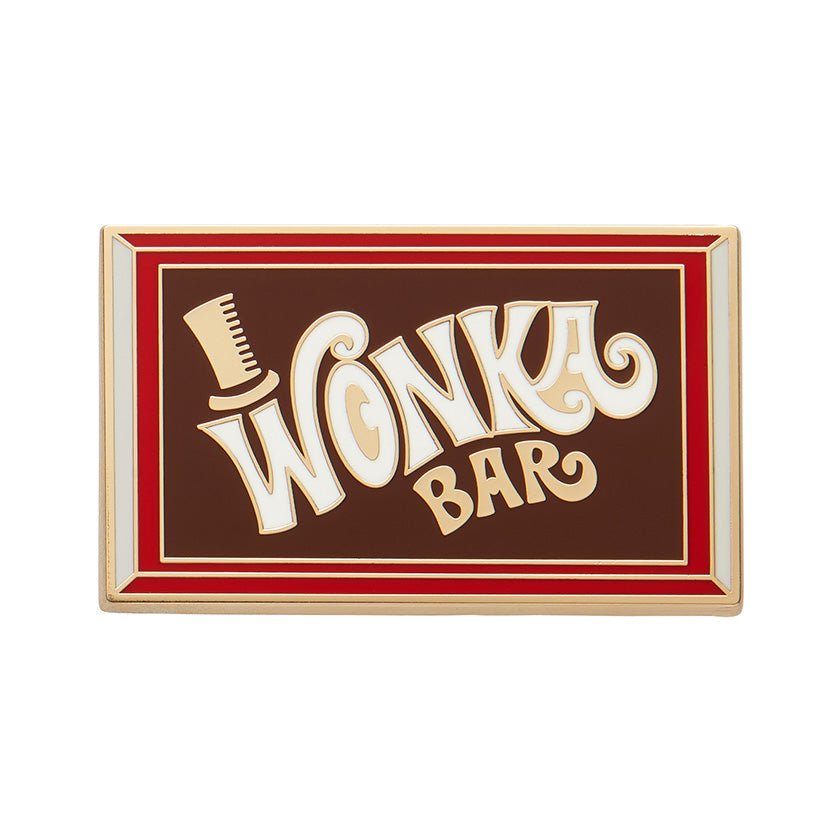 Original Wonka Bar Enamel Pin - Rockamilly - Jewellery - Vintage