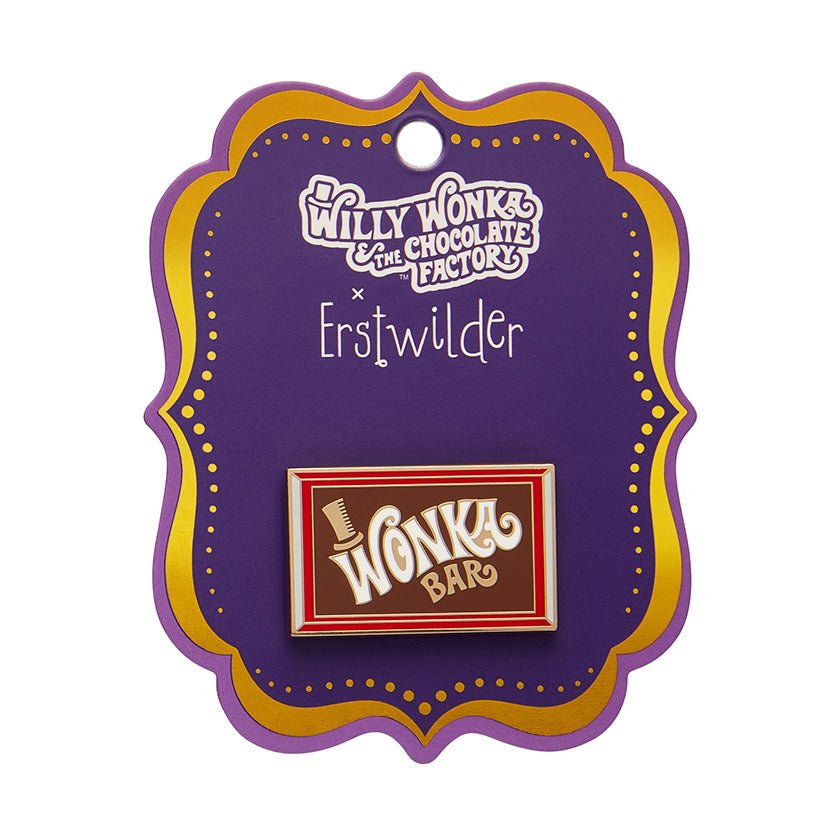 Original Wonka Bar Enamel Pin - Rockamilly - Jewellery - Vintage