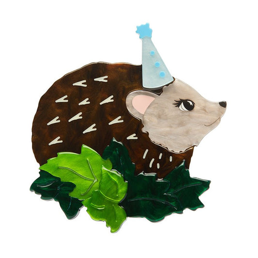 Party Time Hedgehog Brooch - Rockamilly - Jewellery - Vintage