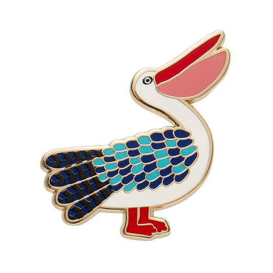 Pelican Perfection Enamel Pin - Rockamilly - Jewellery - Vintage