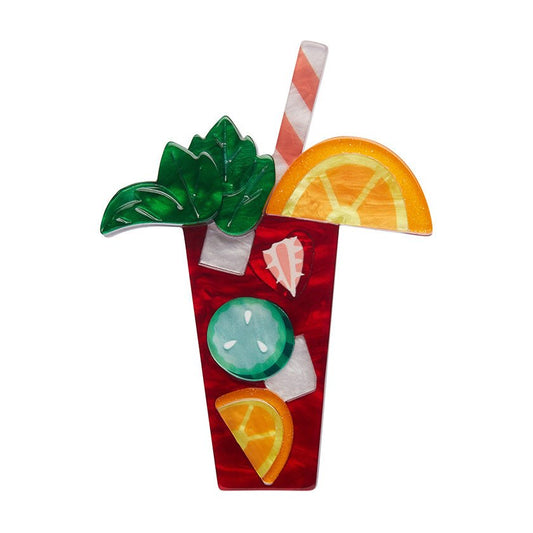 Pimm's O'Clock Brooch - Rockamilly - Jewellery - Vintage