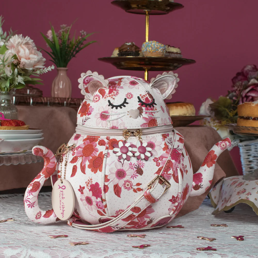Perfectly Pink Afternoon Tea Bus ~ Kitty Teapot