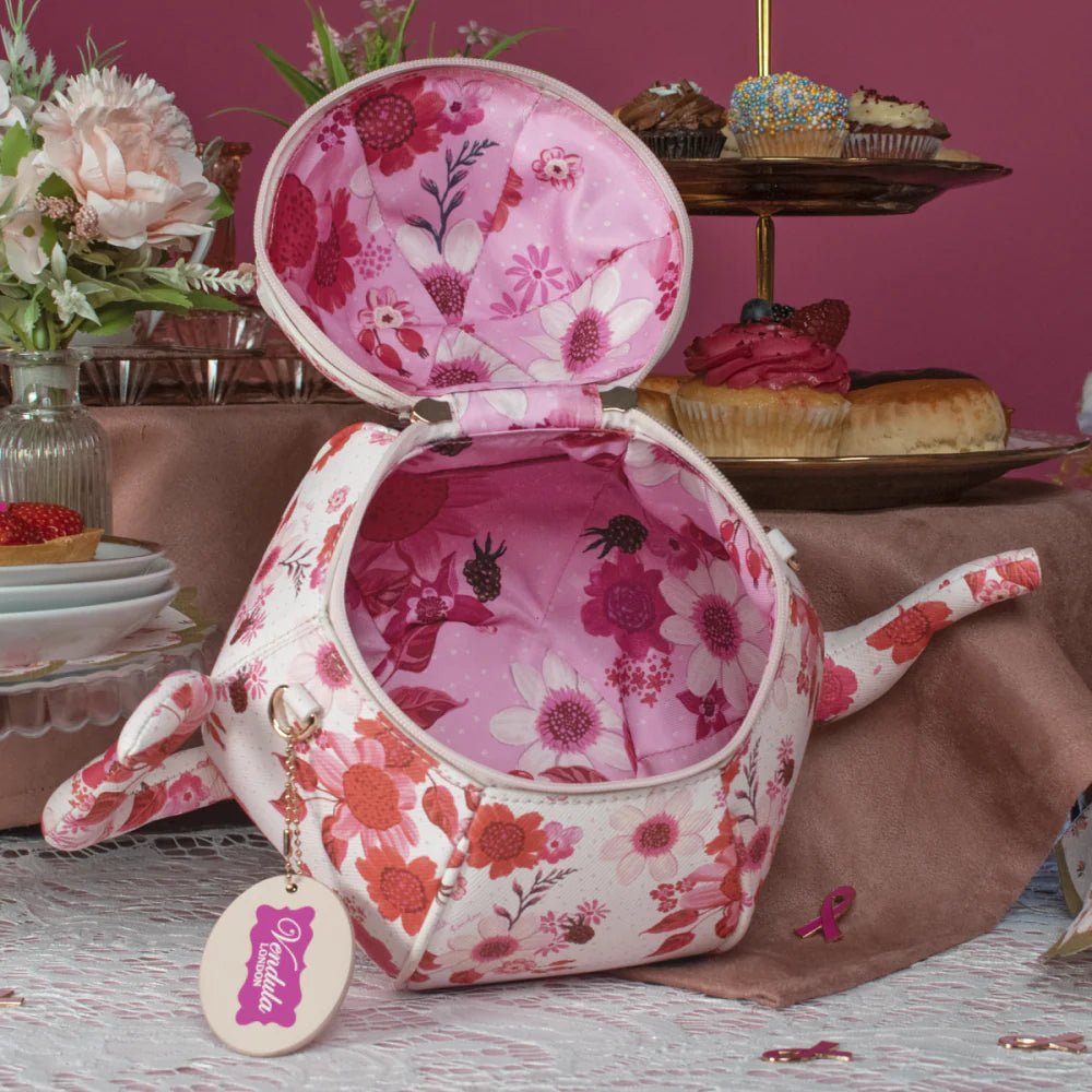 Perfectly Pink Afternoon Tea Bus ~ Kitty Teapot
